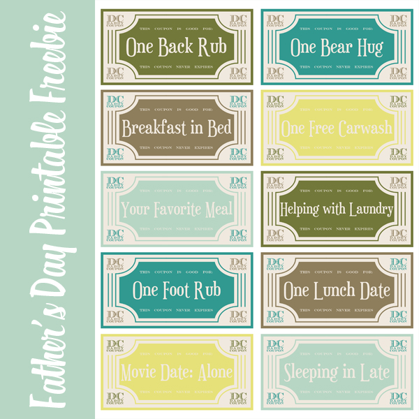 printable personal coupons